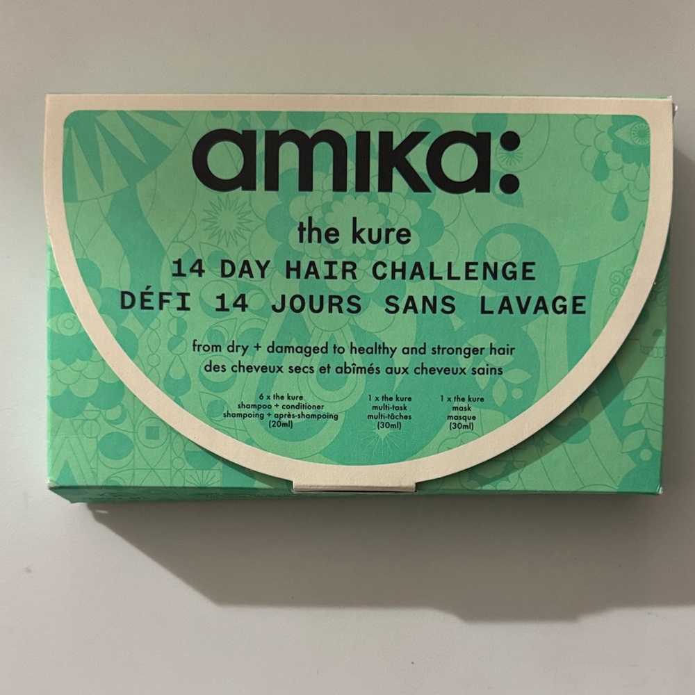 Amika The Kure Hair Challenge Kit - Green Packaging